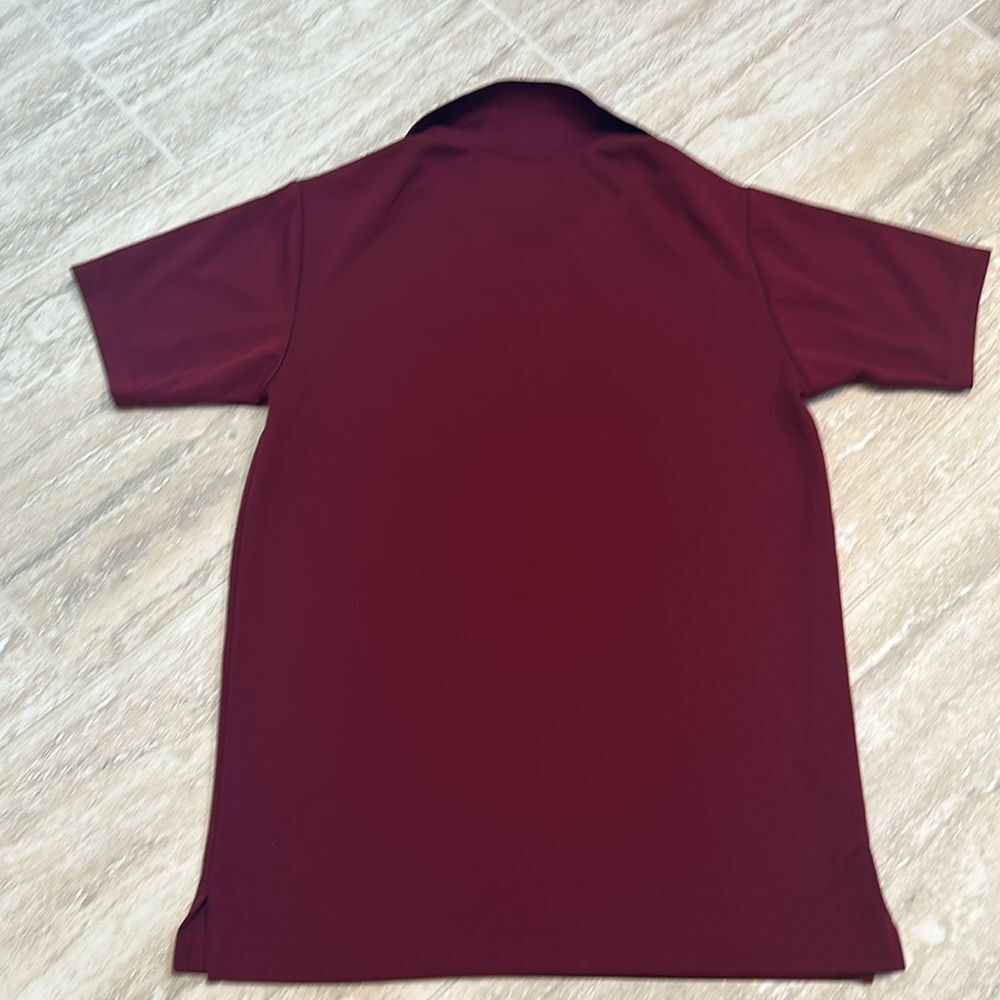 CHAPS boys maroon collared short sleeve shirt – 14/16 - Picture 6 of 6